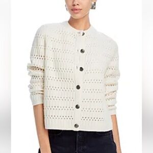 NWOT C by Bloomingdale's Cashmere
Crochet Cardigan - Exclusive
Ivory